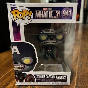Funko Marvel What If...? Pop! Zombie Captain America #948 Exclusive